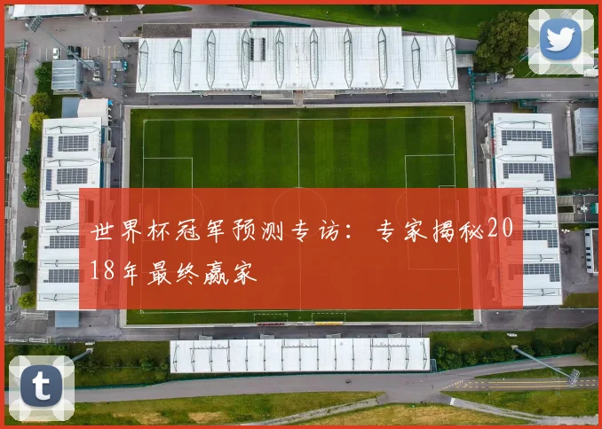 世界杯冠军预测专访：专家揭秘2018年最终赢家