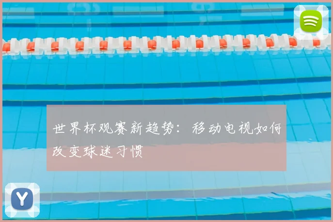 世界杯观赛新趋势：移动电视如何改变球迷习惯