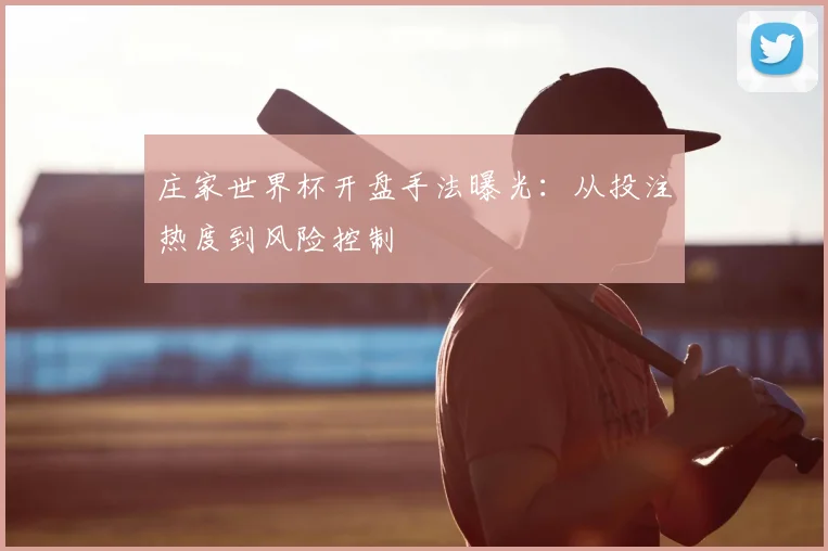 庄家世界杯开盘手法曝光：从投注热度到风险控制