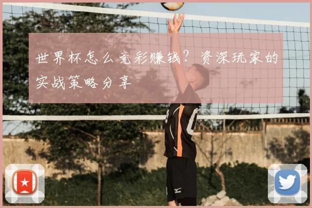 世界杯怎么竞彩赚钱？资深玩家的实战策略分享